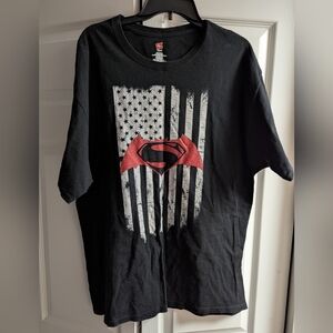 Batman V Superman Black and Red T-Shirt